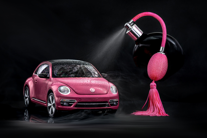 Volkswagen │ Beetle Pink Hatchback