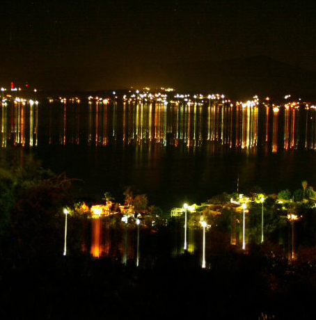 Laguna en algún lugar de Querétaro, México.